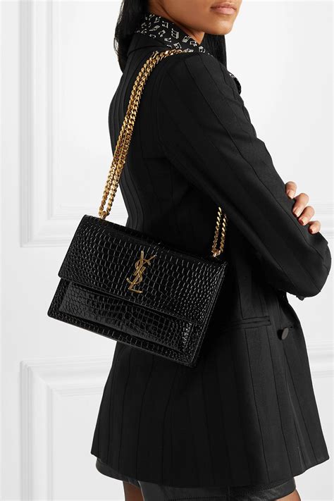 ysl noir chrystal handbag|YSL st laurent handbags.